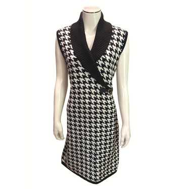 Calvin Klein Calvin Klein Womens Houndstooth Sleev