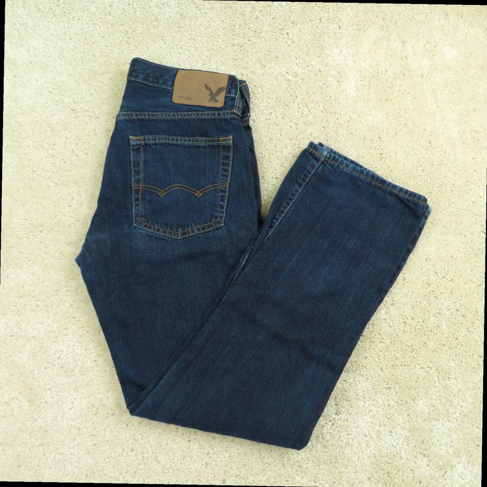 American Eagle Outfitters Dark Wash Blue Casual D… - image 1