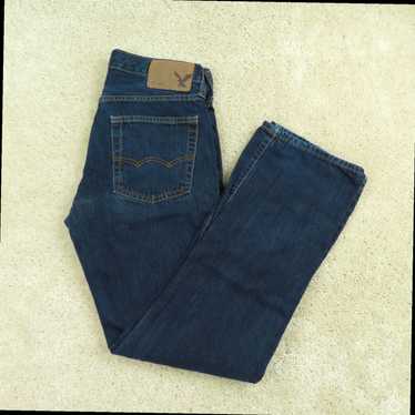 American Eagle Outfitters Dark Wash Blue Casual D… - image 1