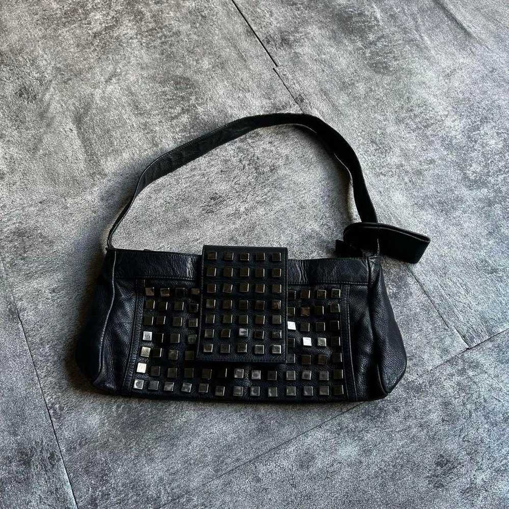 archive grunge leather studs gimmick bag - image 2