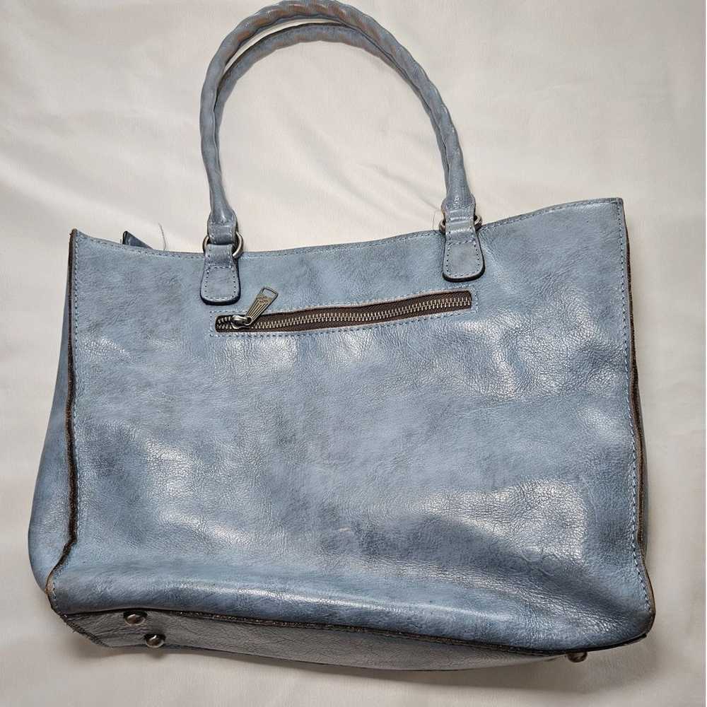 Patricia Nash Blue Metallic Zancona Tote Cutout T… - image 9