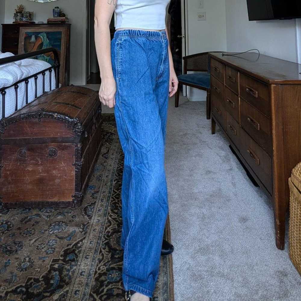 Unmarked Vintage Vintage Pull On Jeans (Small) |… - image 3