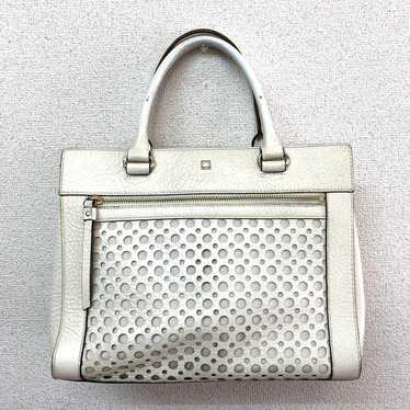 Kate Spade Hand Shoulder Bag Punching White FH130 - image 1