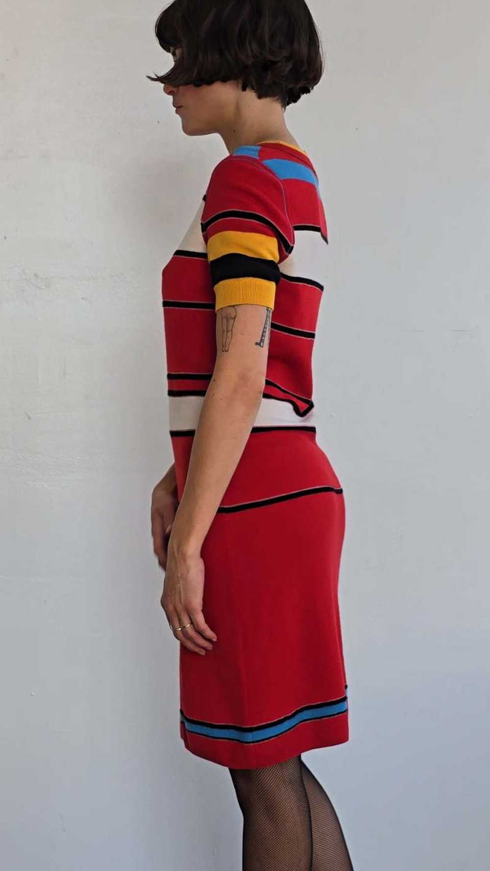 Sonia Rykiel Cashmere Dress - Stripe - image 3