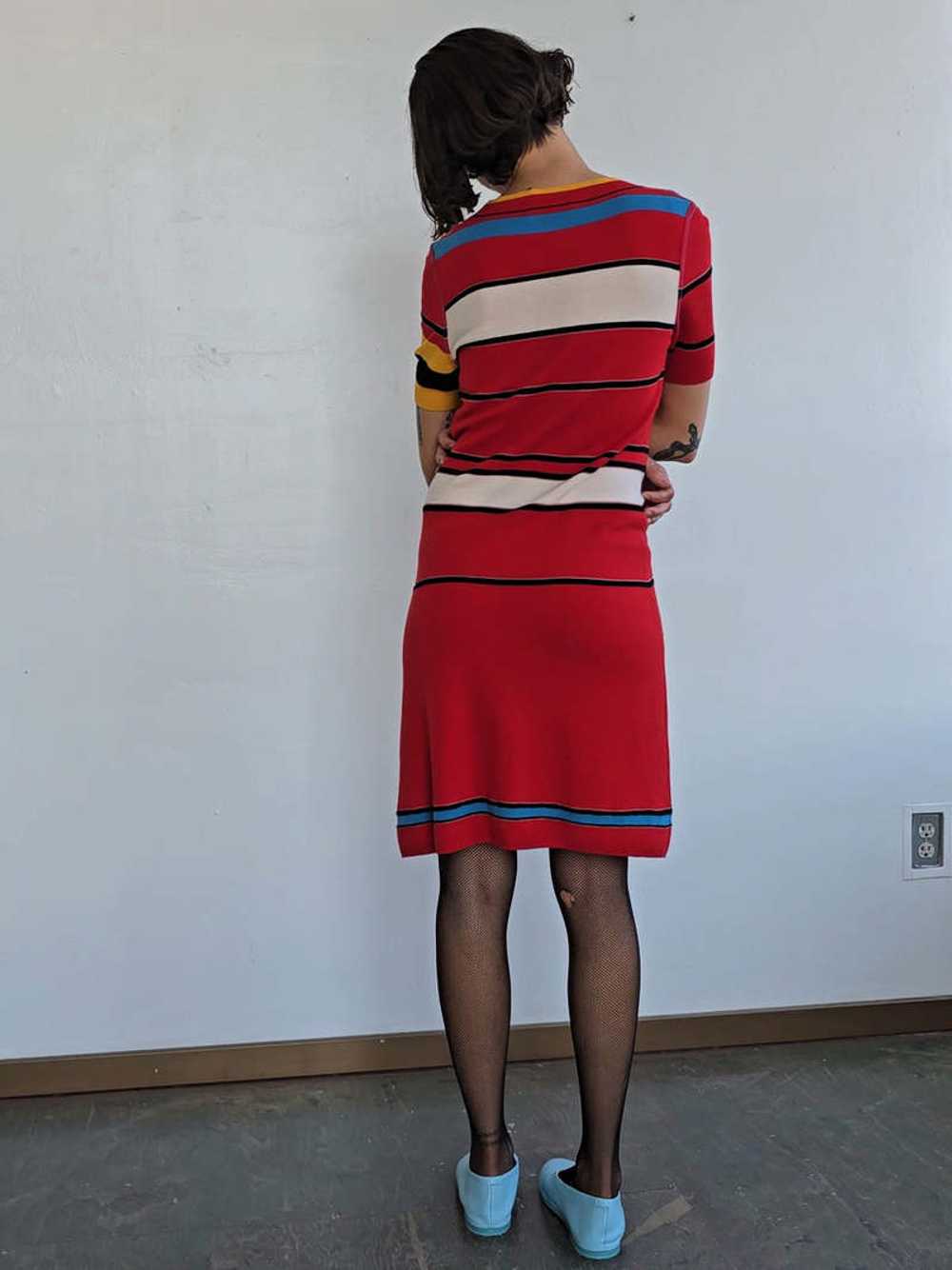 Sonia Rykiel Cashmere Dress - Stripe - image 4