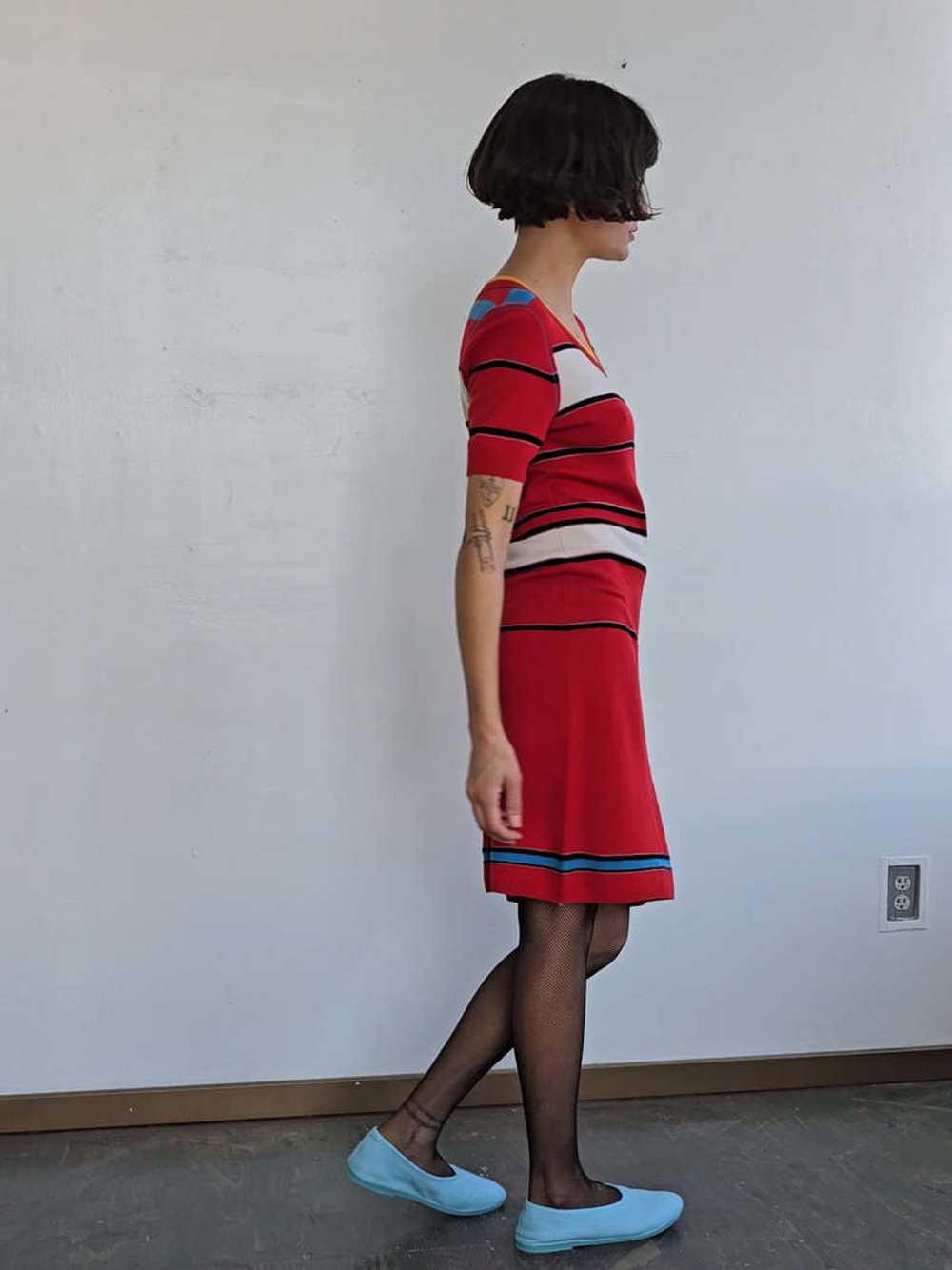 Sonia Rykiel Cashmere Dress - Stripe - image 5