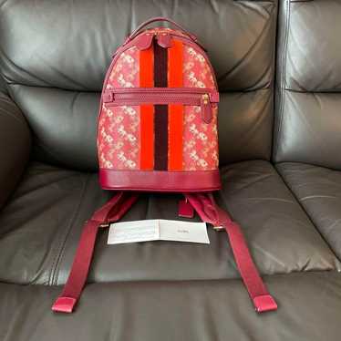 COACH 88246 Logo Carriage Backpack Ladies Red