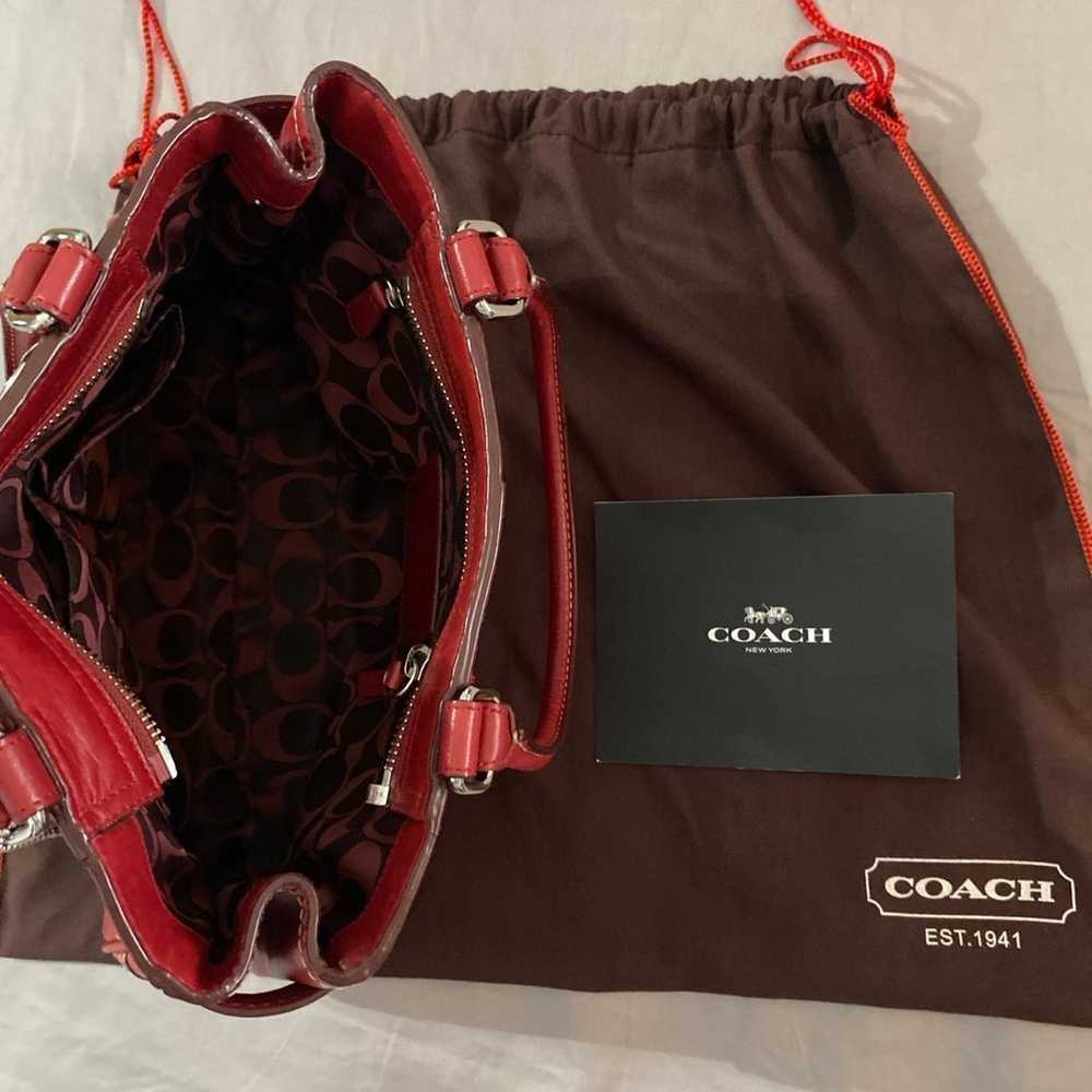 coach handbag - image 12