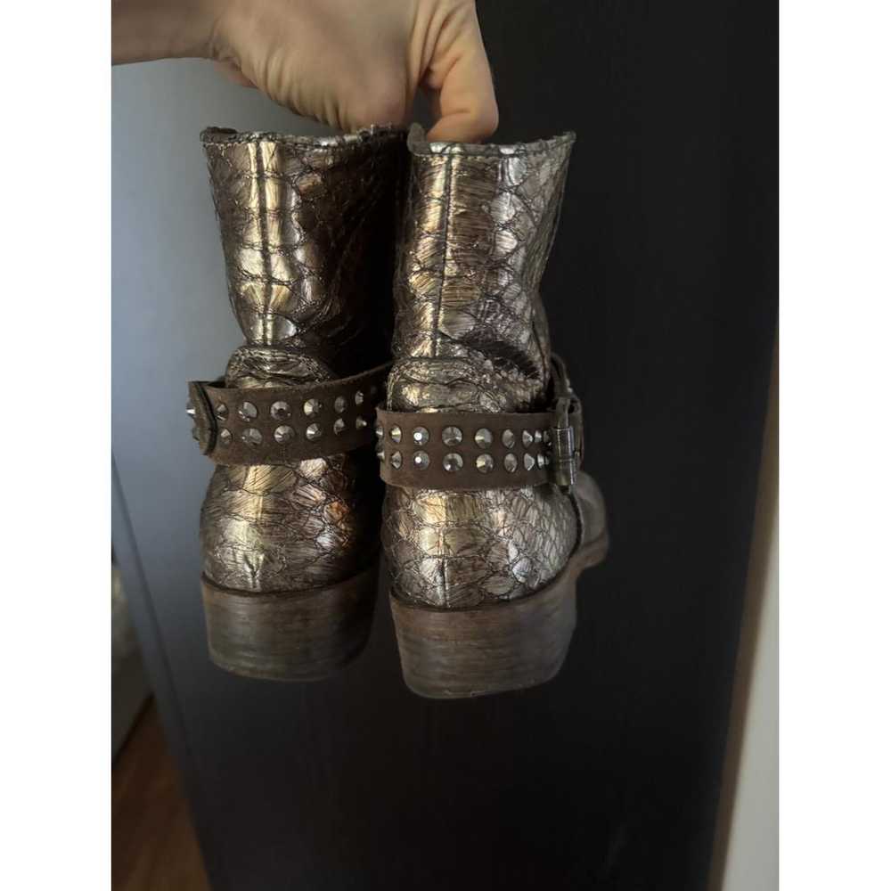 Alberto Gozzi Leather cowboy boots - image 2