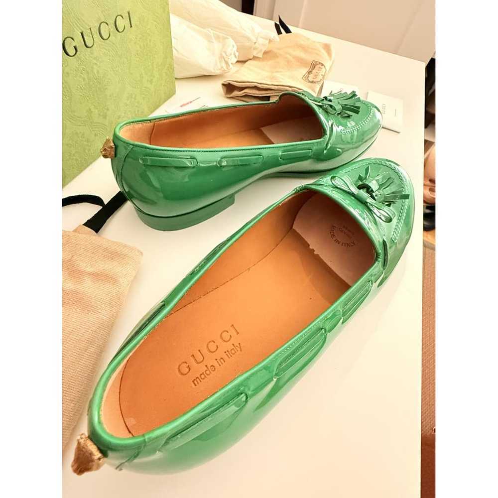 Gucci Jordaan leather flats - image 5