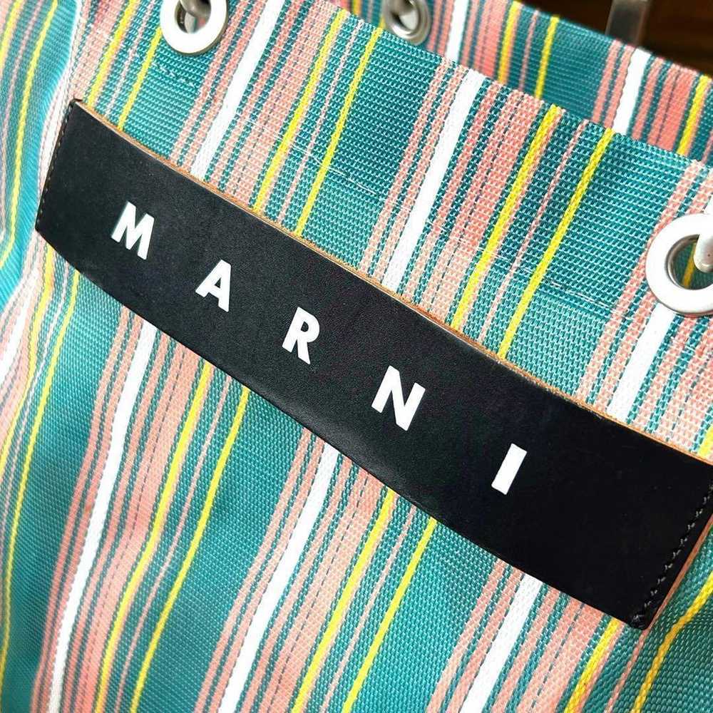 【Excellent condition】MARNI Striped Flower Cafe To… - image 3