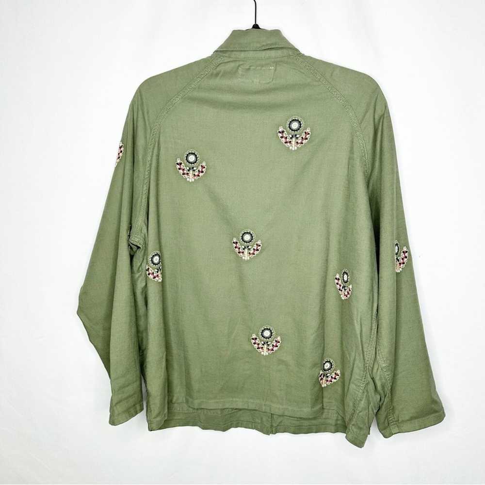 The Great THE GREAT Green Embroidered Jacket in S… - image 5