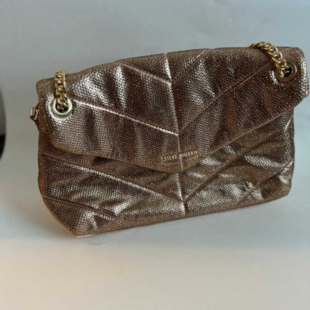 Steve Madden rhinestone purse and wallet set - image 2