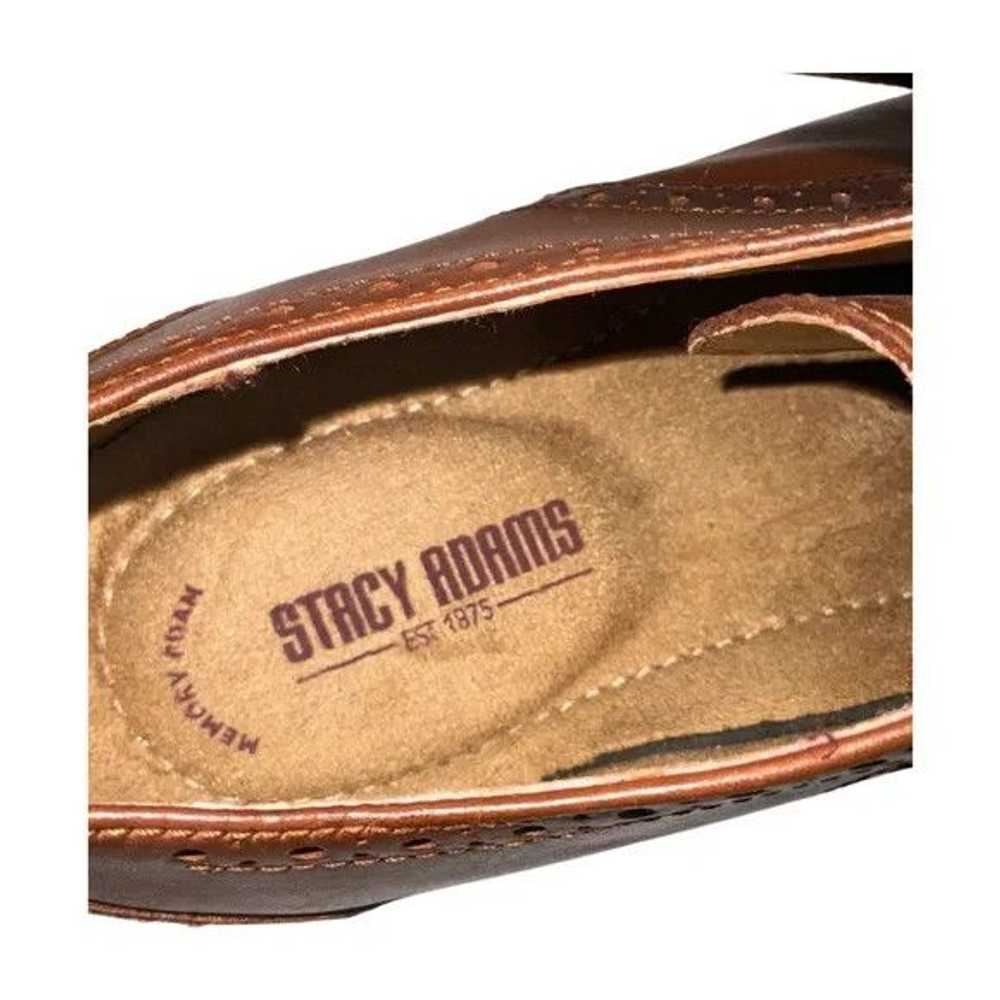 Stacy Adams Stacy Adam Memory Foam Brown Leather … - image 8