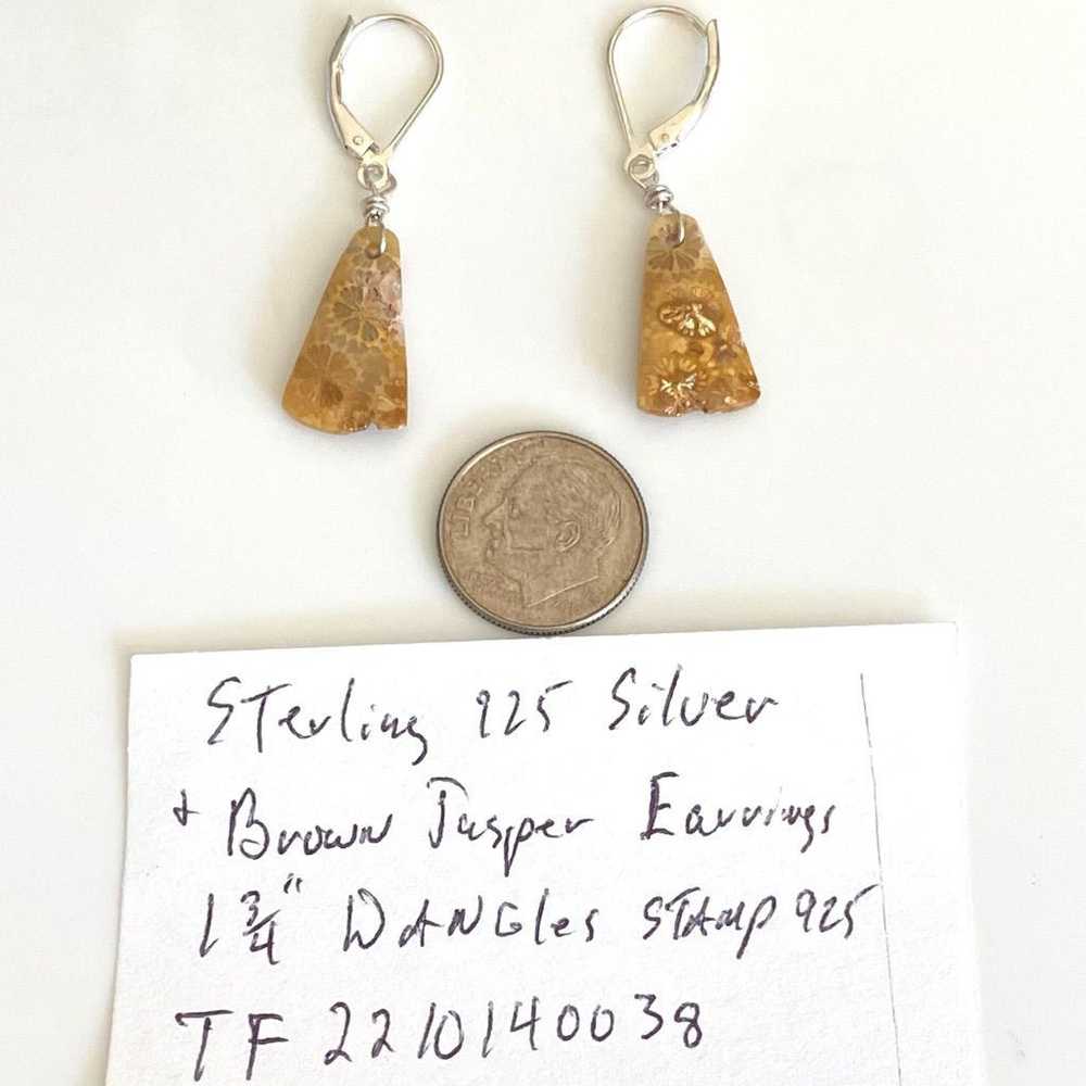 Sterling Silver TF# Sterling 925 Silver & Jasper … - image 6