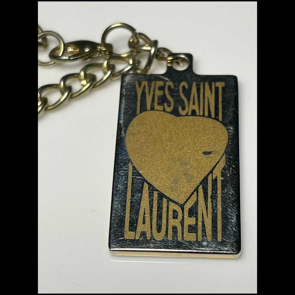 Vintage Yves Saint Laurent Lipstick Necklace - image 5