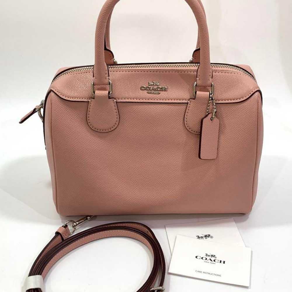 Coach 2WAY mini boston handbag Bennett satchel ba… - image 1