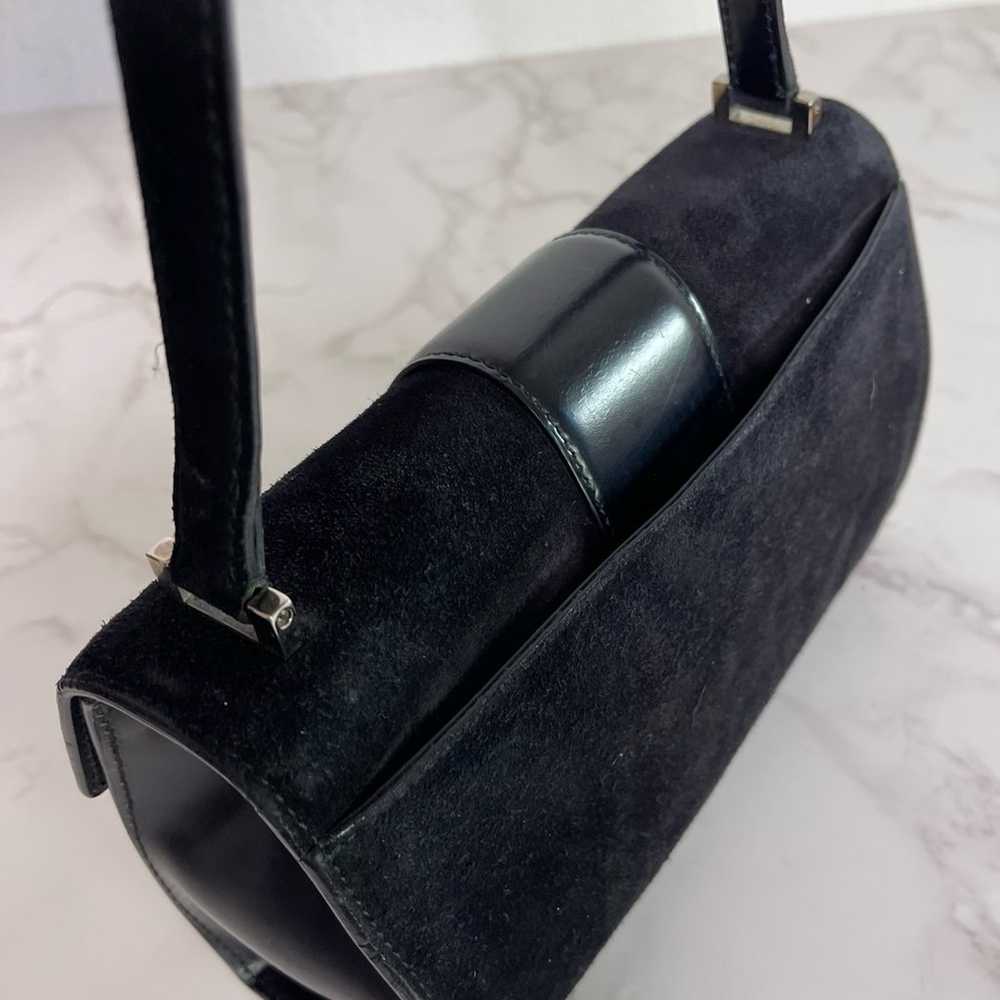 Salvatore Ferragamo Vintage Pouchette In black Su… - image 6