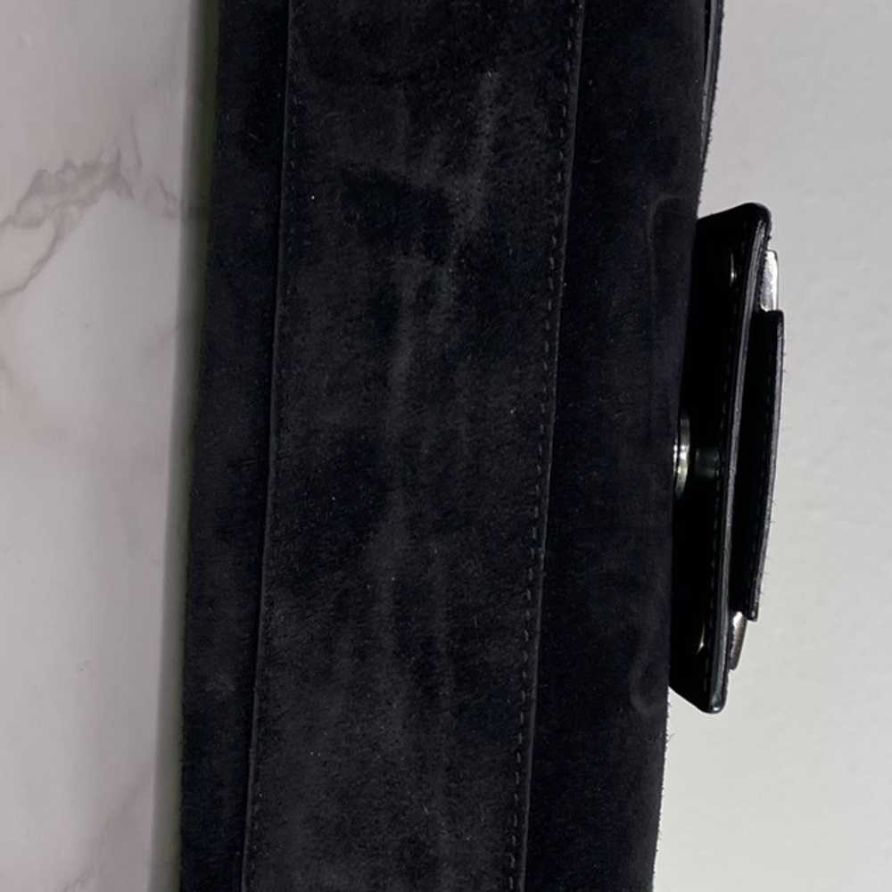 Salvatore Ferragamo Vintage Pouchette In black Su… - image 8