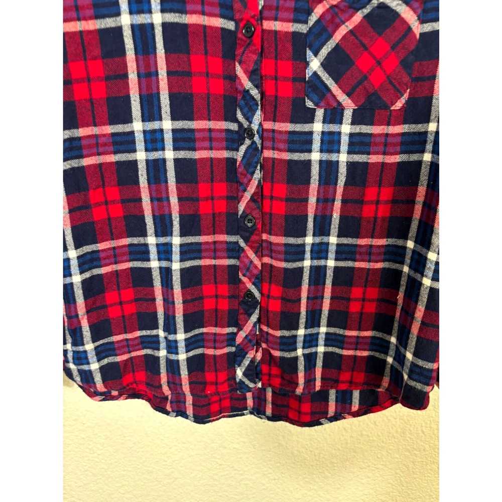 Rails Rails Flannel Shirt Womens Size Medium Red … - image 3