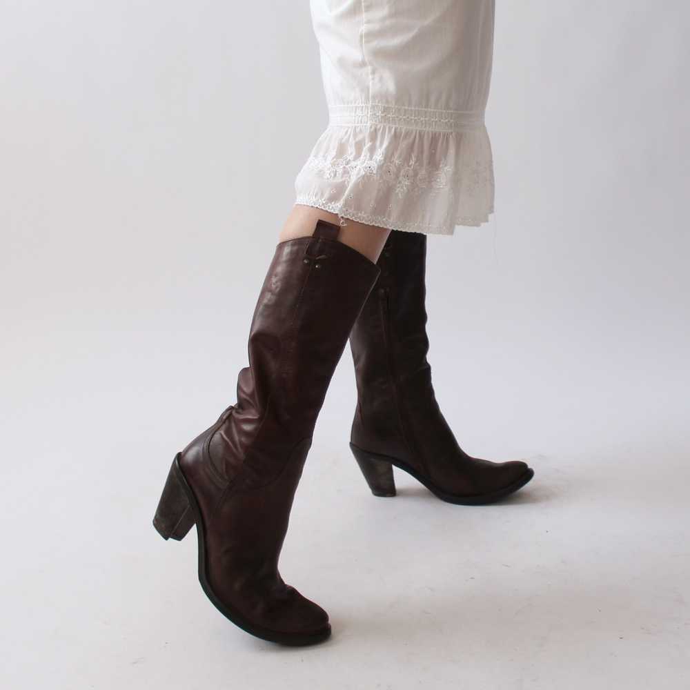 Vintage Italian Leather Boots - image 5