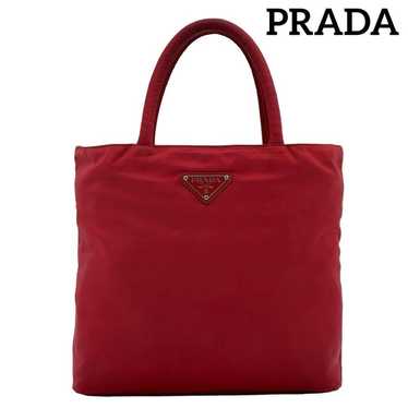 PRADA Handbag Mini Tote Bag Tote Bag Triangular Lo