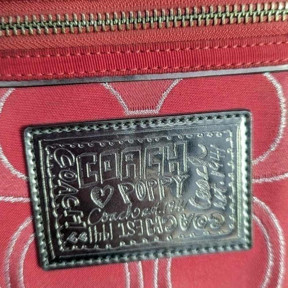 EUC Coach Poppy Large Signature C Tote 15389 - image 2