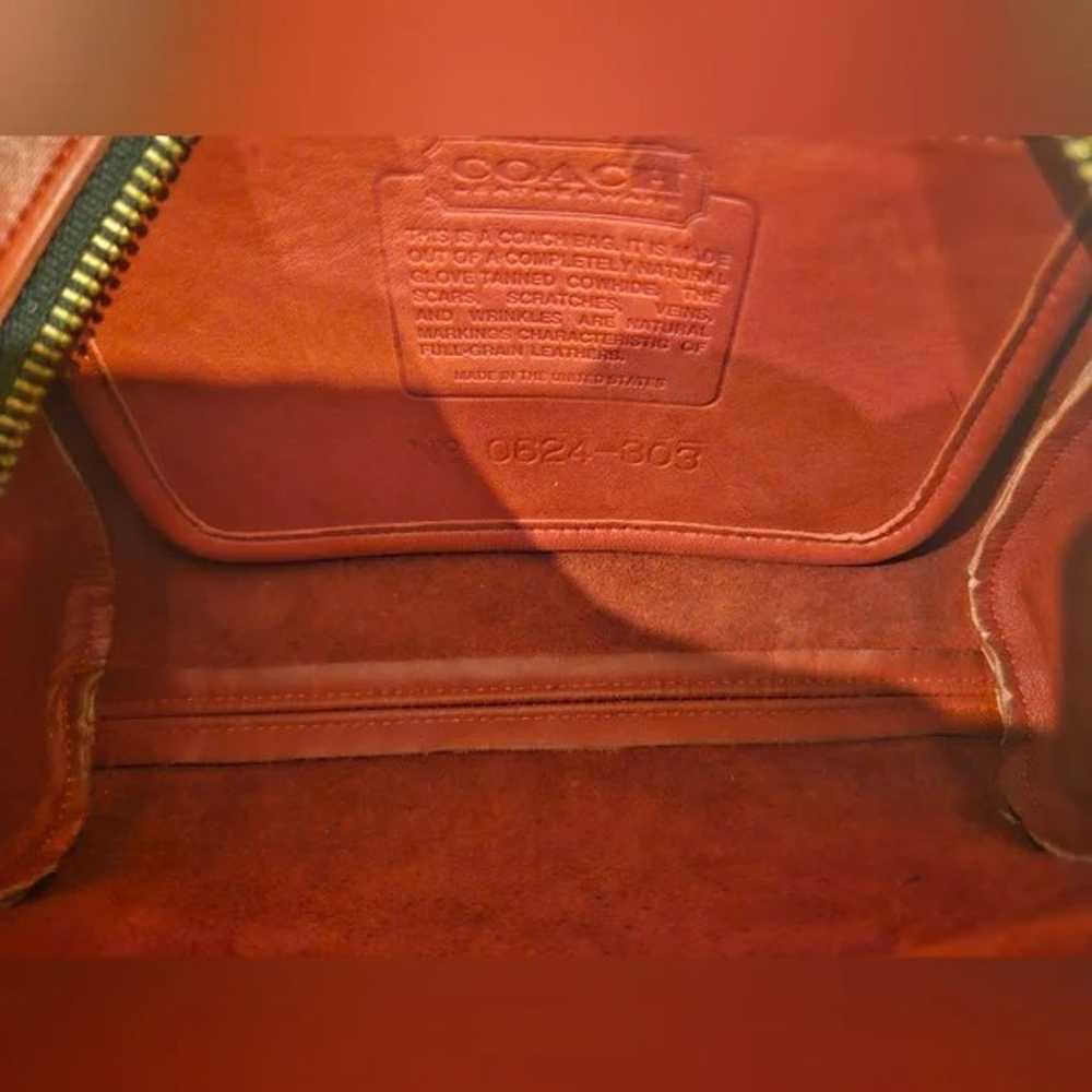 Vintage Coach Kimball Half Moon - image 7