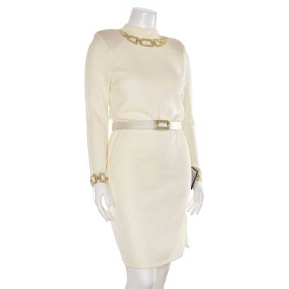 St. John Evening Studded Cocktail Dress w/ Belt i… - image 5