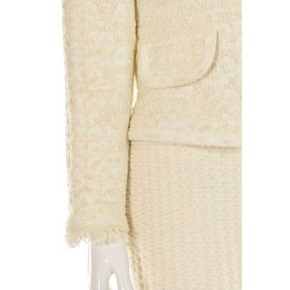 St. John Knits Ivory Textured Knit Jacket in Ivor… - image 5