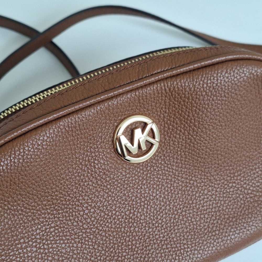 NWOT Michael Kors Fulton Double Zip Leather Cross… - image 12