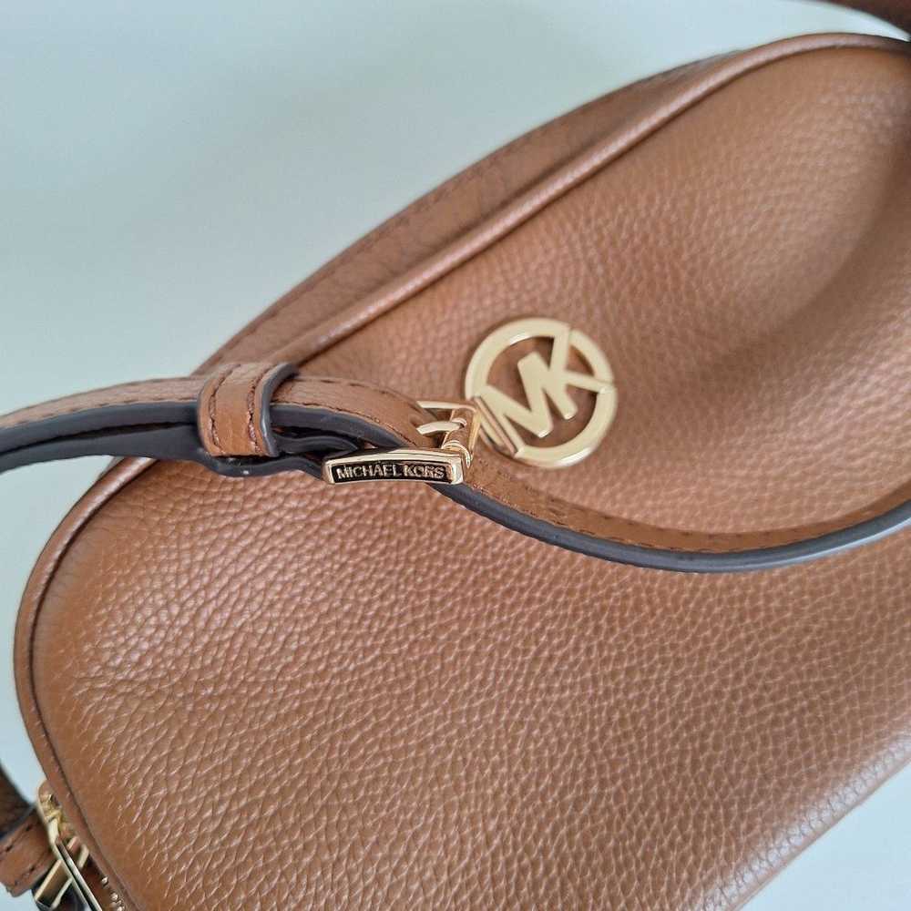 NWOT Michael Kors Fulton Double Zip Leather Cross… - image 4