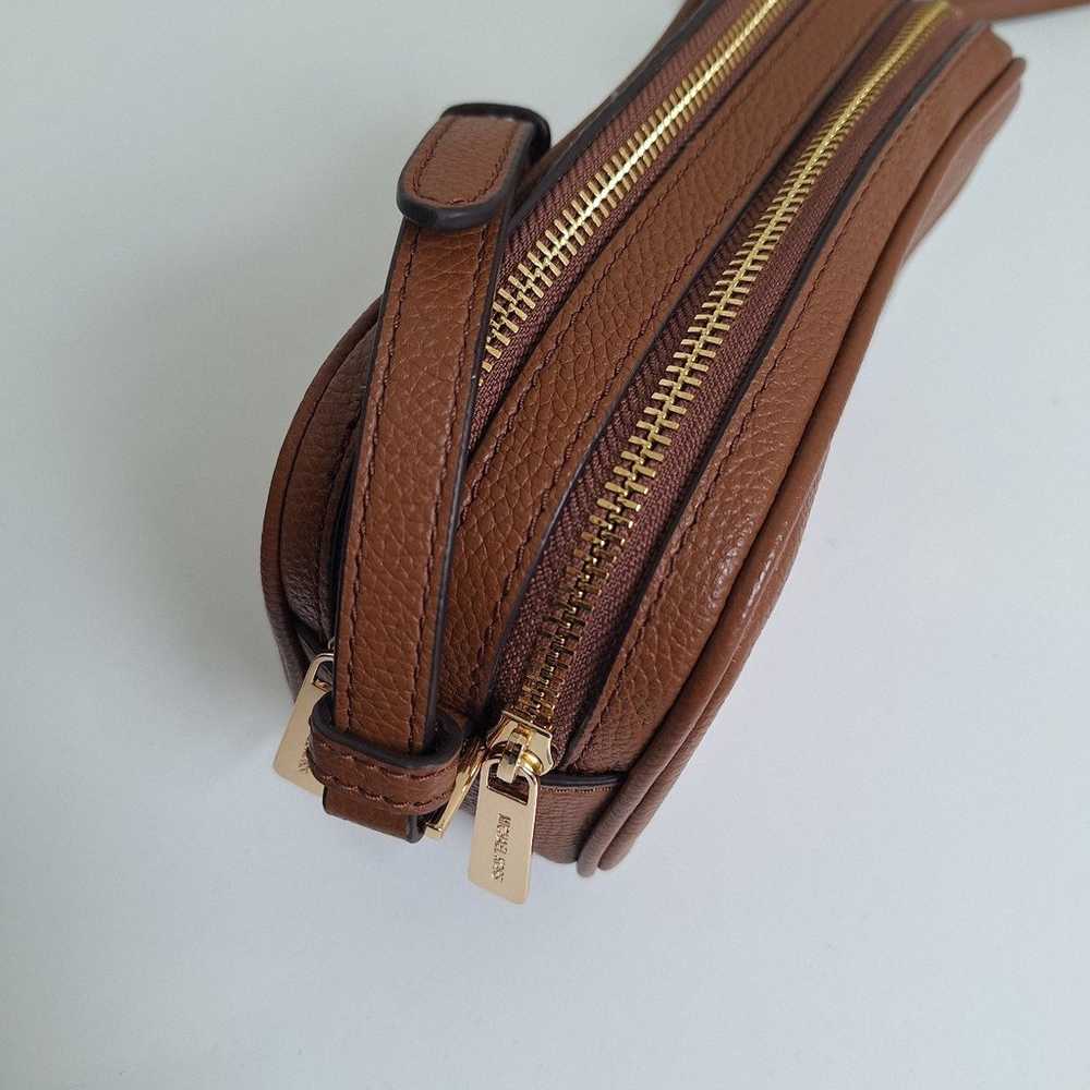 NWOT Michael Kors Fulton Double Zip Leather Cross… - image 5