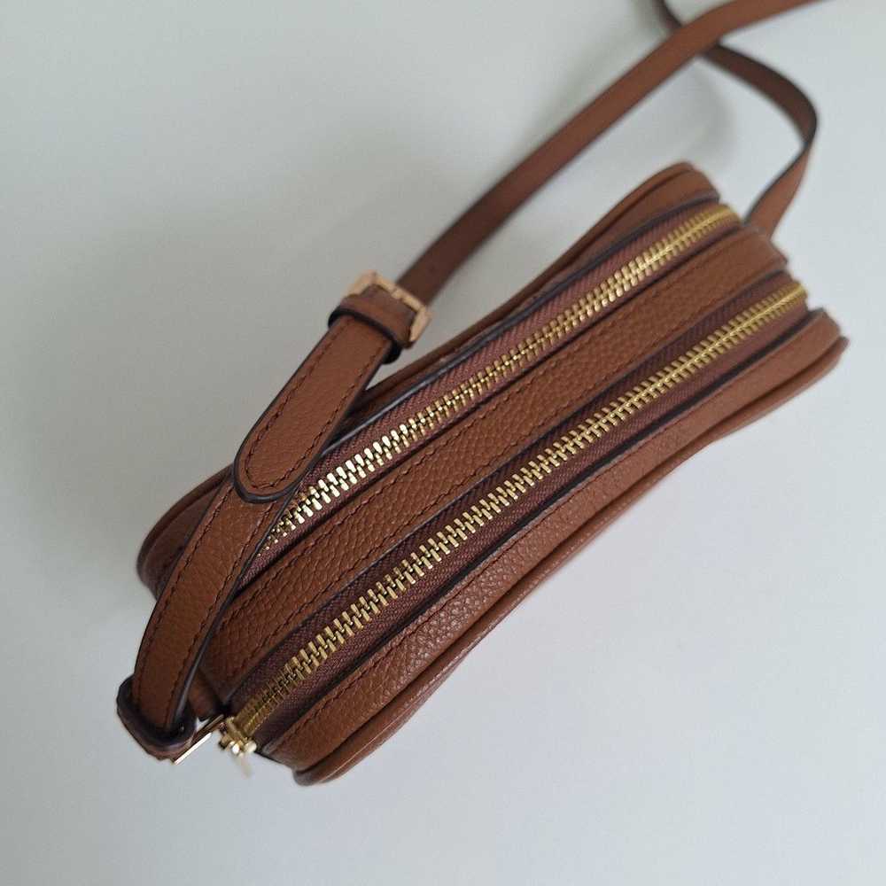 NWOT Michael Kors Fulton Double Zip Leather Cross… - image 6