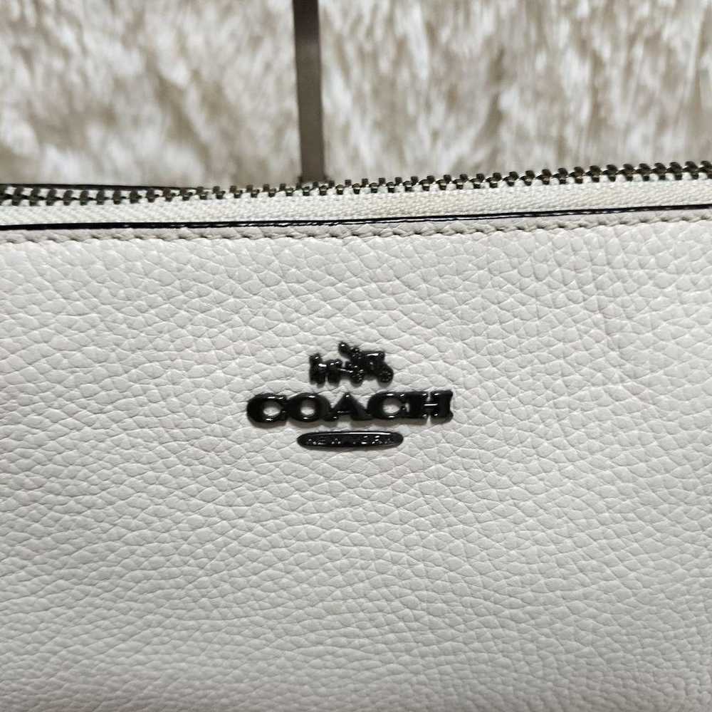 Coach accessory pouch 59381 Tea Rose leather chai… - image 9