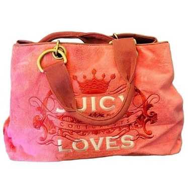 Juicy Couture loves large pink satchel bag Terry … - image 1