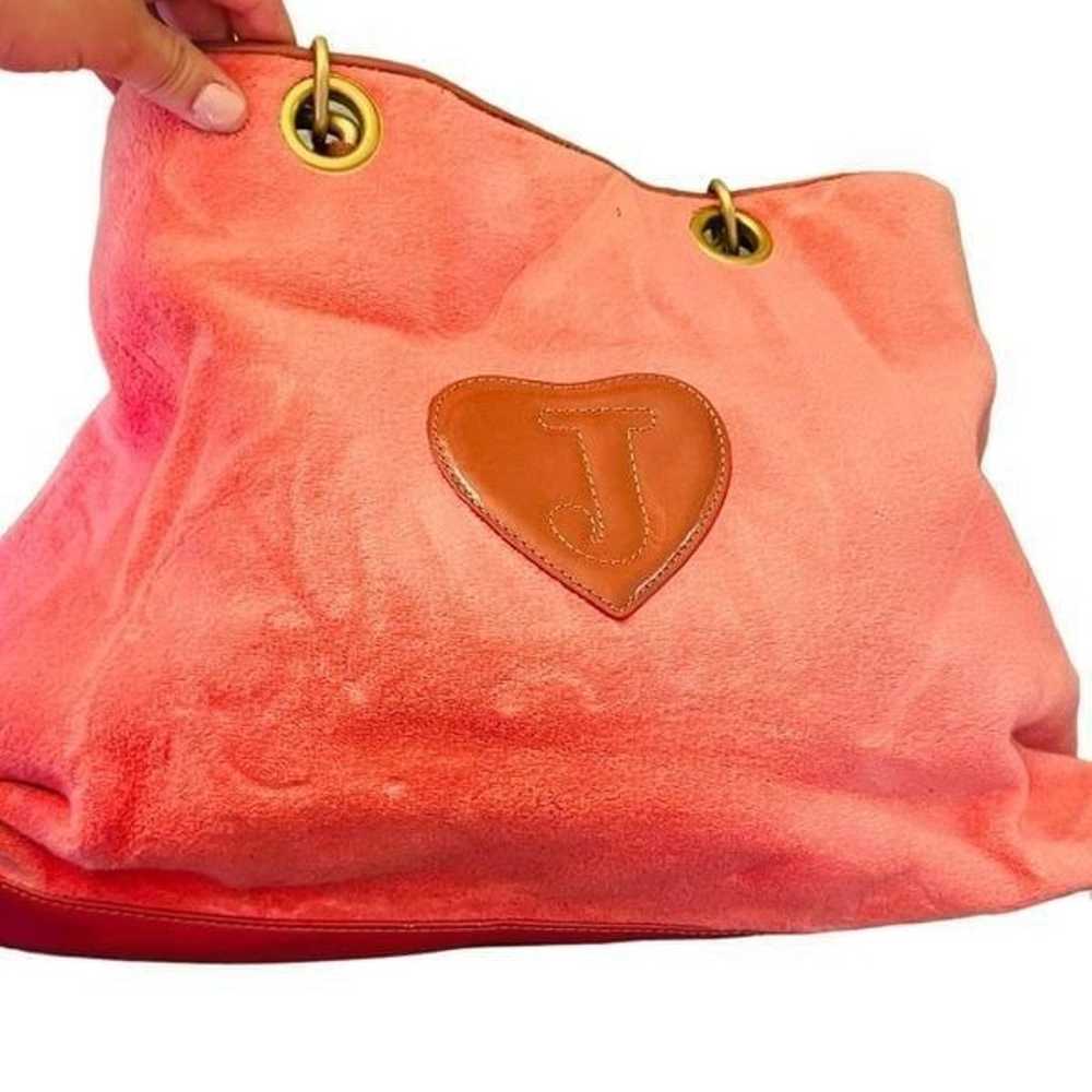 Juicy Couture loves large pink satchel bag Terry … - image 4