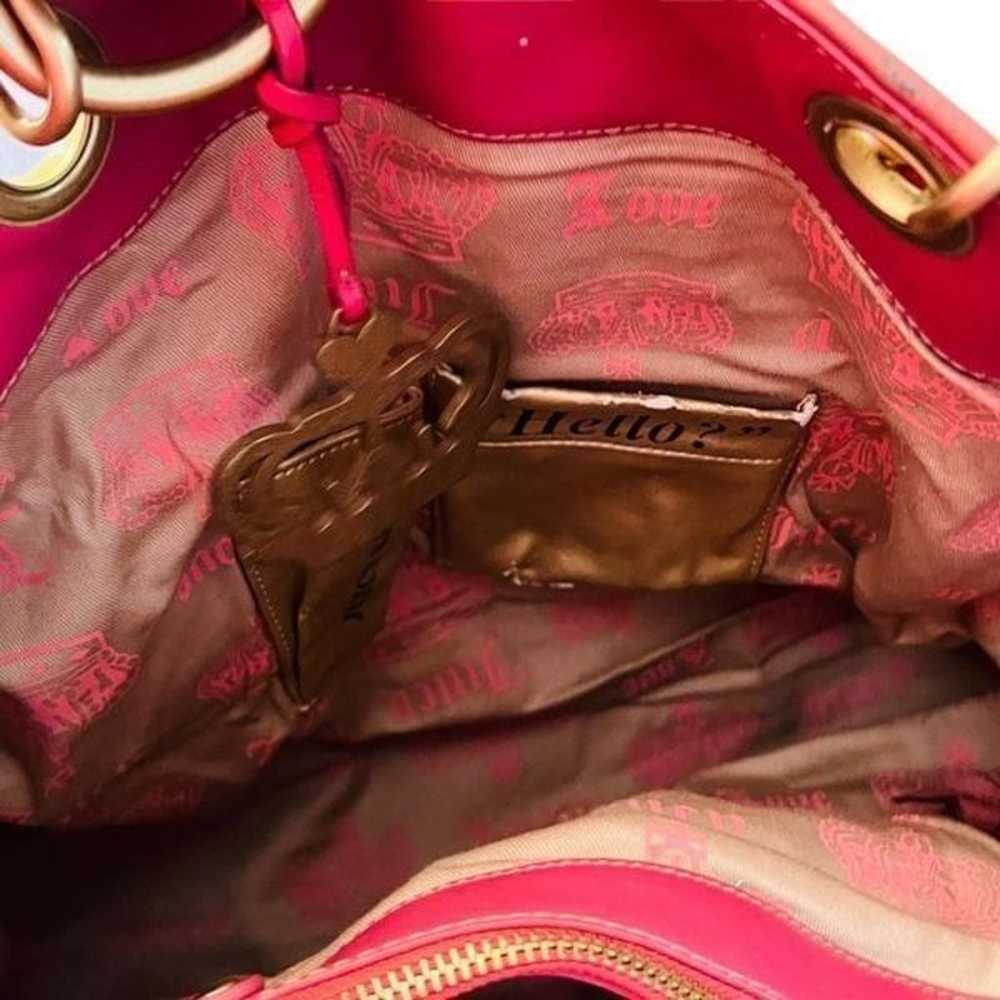 Juicy Couture loves large pink satchel bag Terry … - image 6