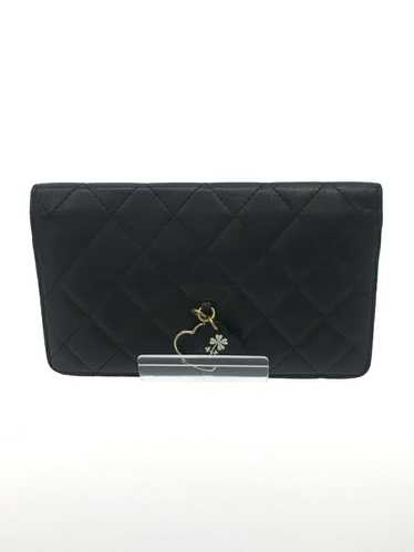 [Used in Japan Wallet] Used Chanel Long Wallet/Lea