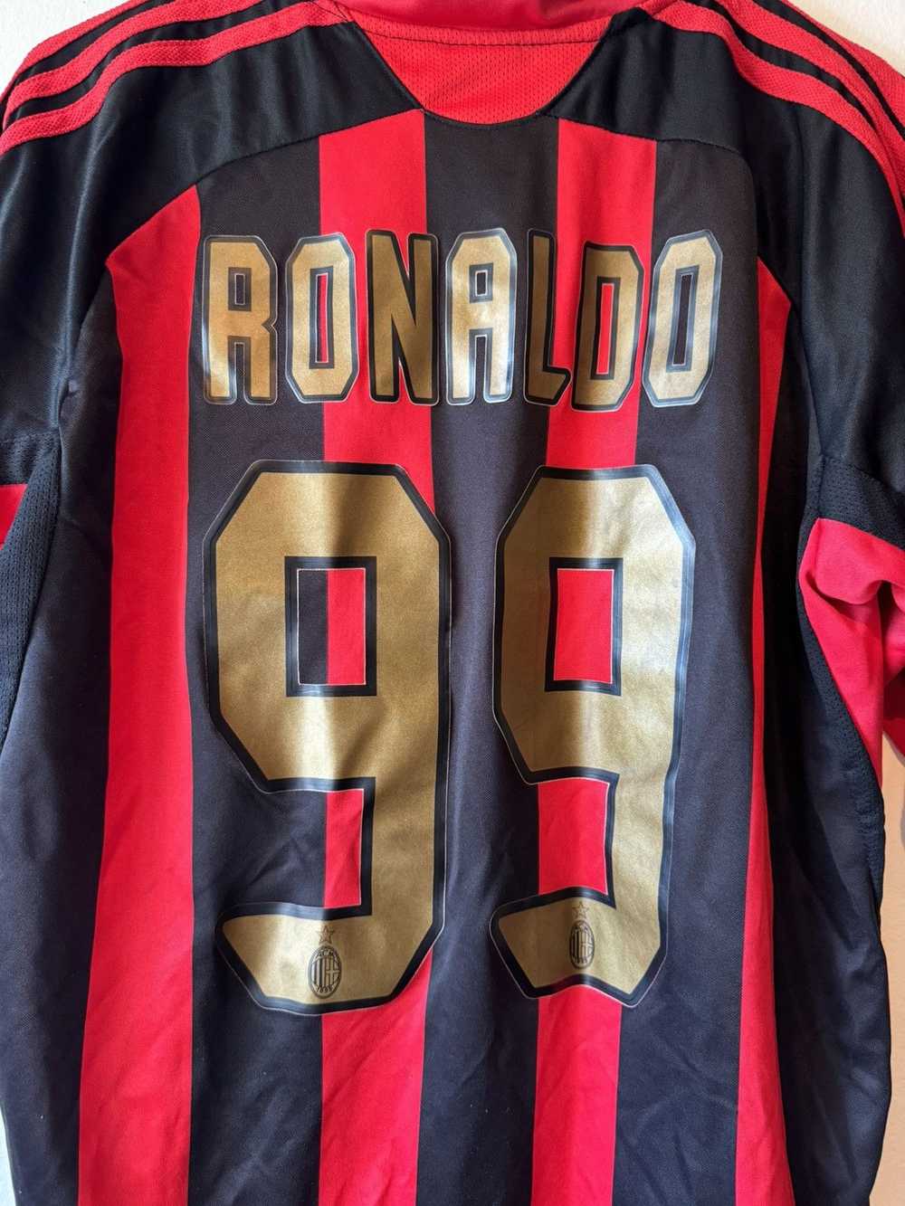 Other Ronaldo Nazario R9 AC Milan Soccer Jersey #… - image 5