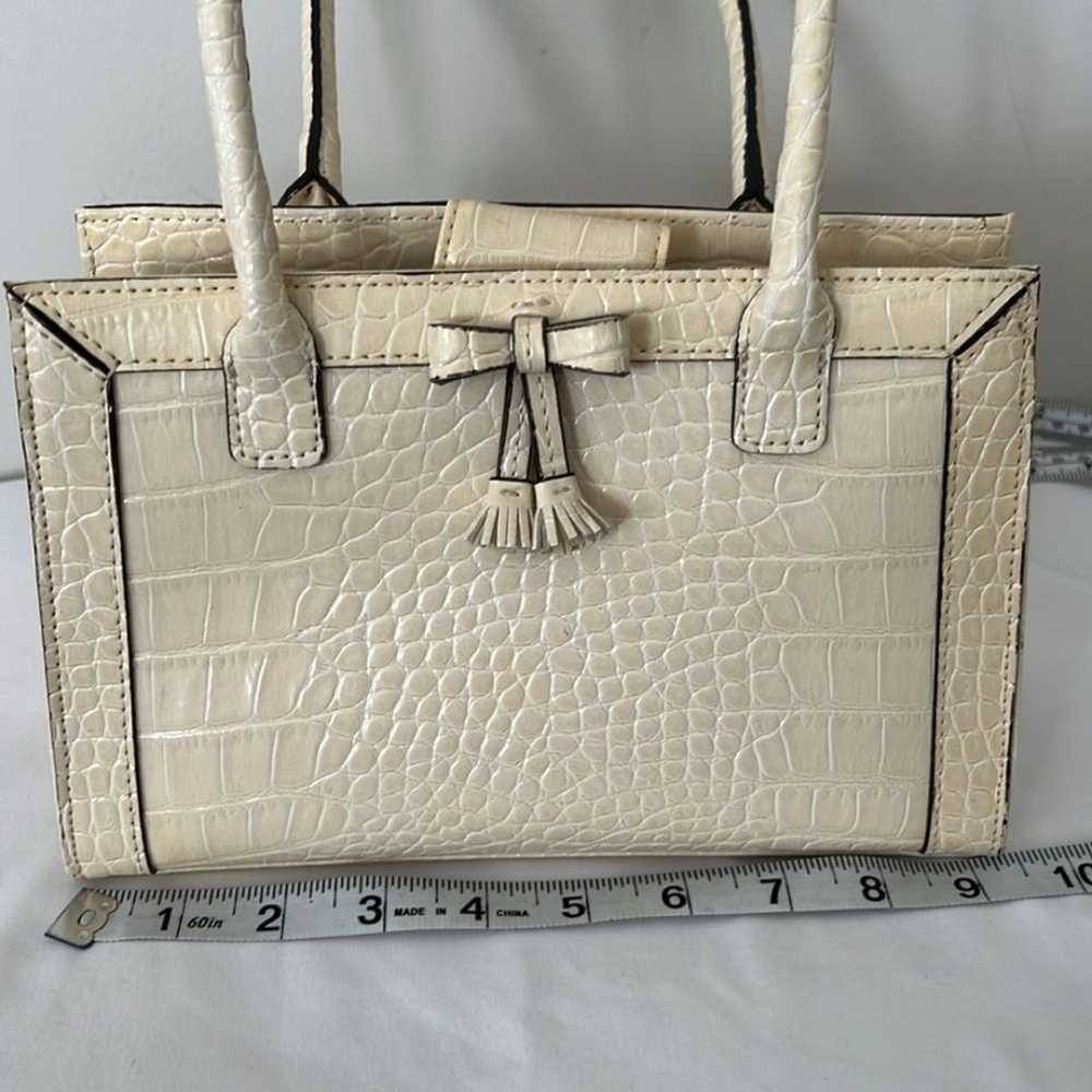 Vtg Ivory Liz Claiborne Mini Bag - image 11