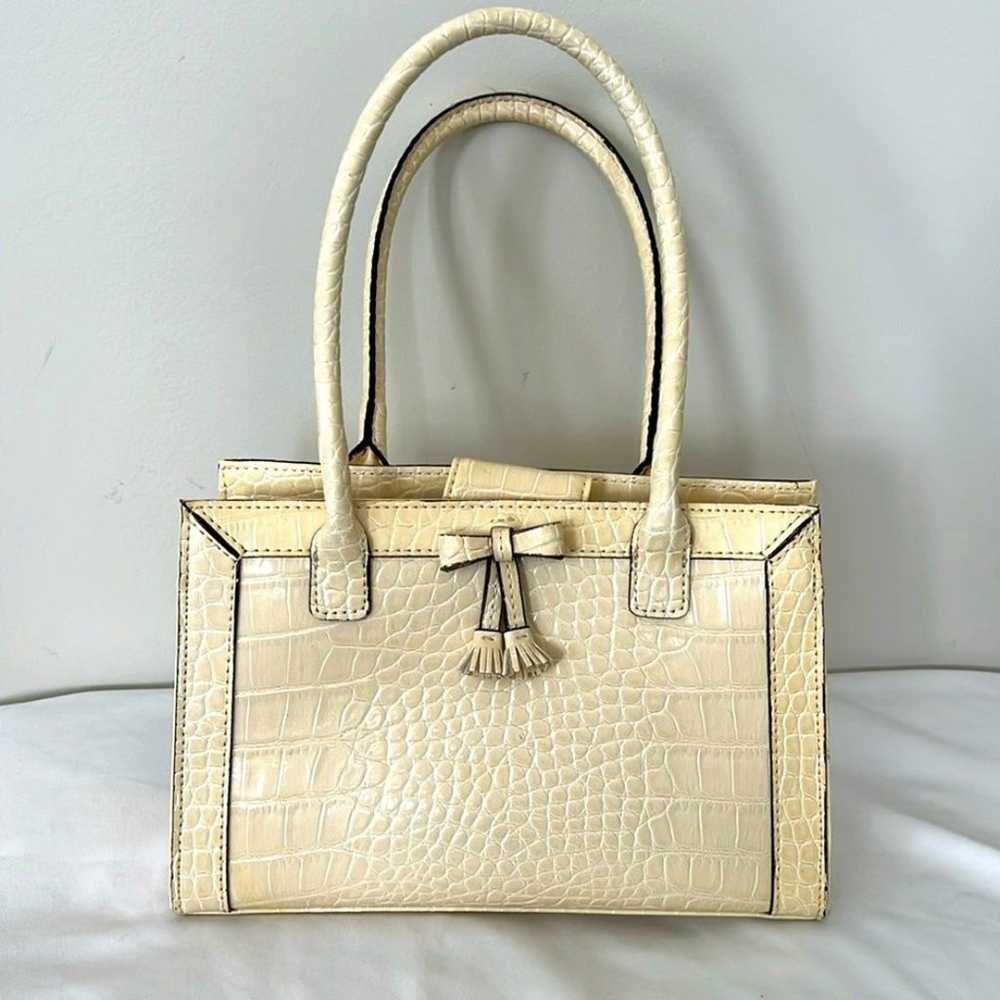 Vtg Ivory Liz Claiborne Mini Bag - image 1