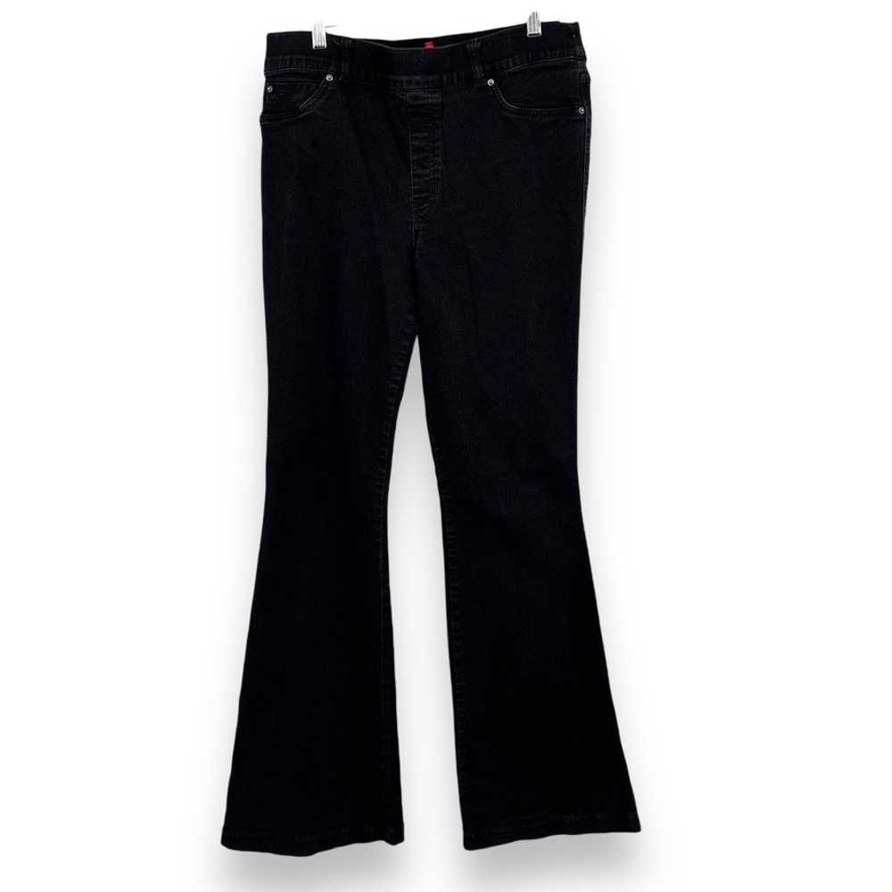 Spanx EveryWear Flare Jeans Women's XL Black Pull… - image 4