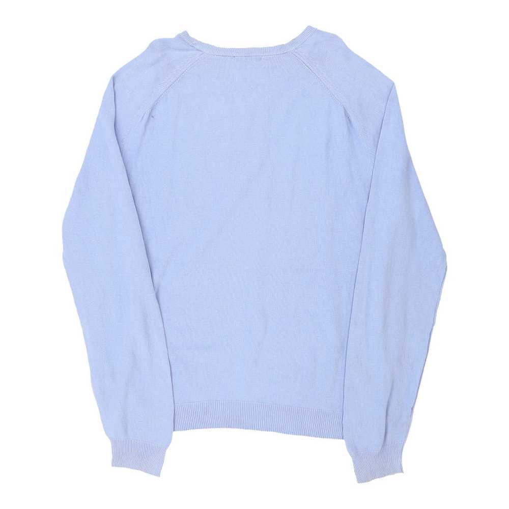 Burberry London V-neck Jumper - Large Blue Cotton - image 2