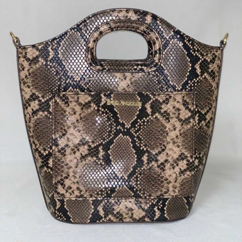 ENZO ANGIOLINI Women's Bucket Bag Faux Snakeskin … - image 11