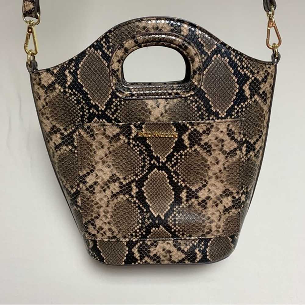 ENZO ANGIOLINI Women's Bucket Bag Faux Snakeskin … - image 6