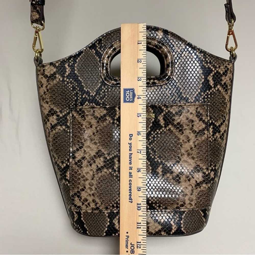 ENZO ANGIOLINI Women's Bucket Bag Faux Snakeskin … - image 7