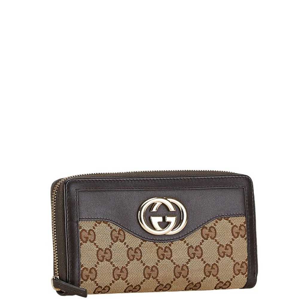 Gucci Gucci Gucci GG Canvas Interlocking G Long W… - image 2