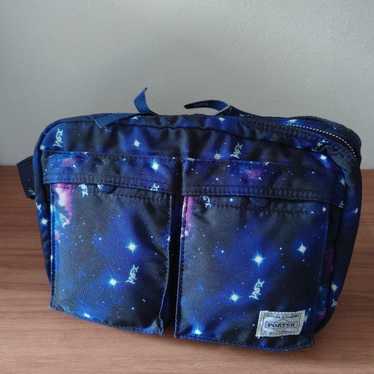 PORTER × X-girl Space-pattern Shoulder Bag