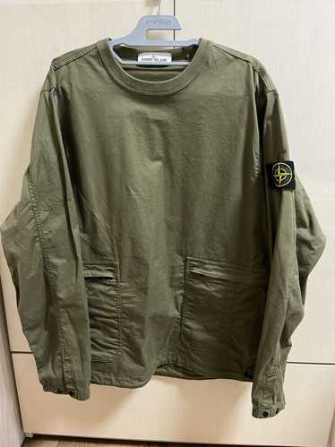 Stone Island 21ss stretch cotton twill overshirts